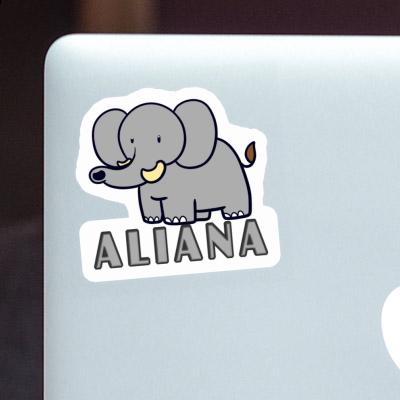 Elephant Sticker Aliana Notebook Elephant Sticker Aliana Notebook Image