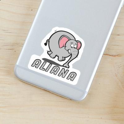 Elefant Aufkleber Aliana Image