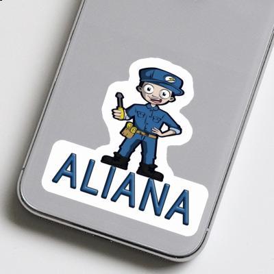 Autocollant Aliana Électricien Notebook Autocollant Aliana Électricien Notebook Image