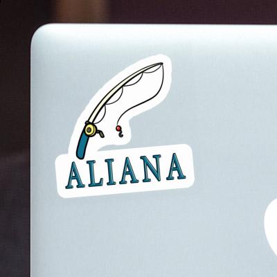 Aufkleber Aliana Angelrute Notebook Aufkleber Aliana Angelrute Notebook Image