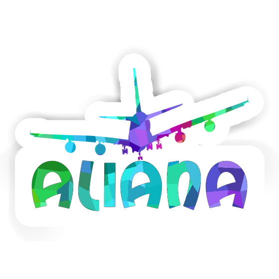 Aufkleber Aliana Flugzeug Notebook Aufkleber Aliana Flugzeug Notebook Image