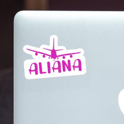 Aliana Sticker Flugzeug Notebook Aliana Sticker Flugzeug Notebook Image