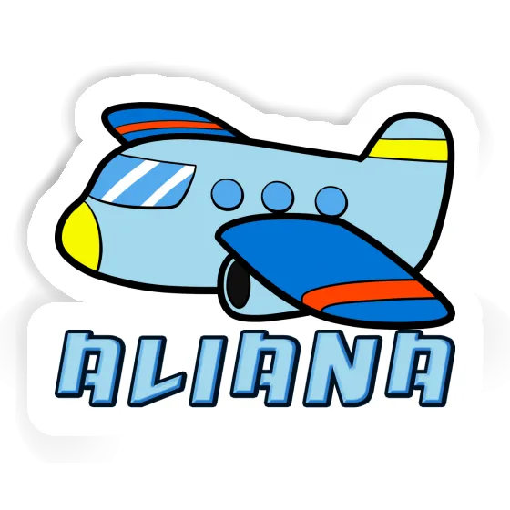 Sticker Flugzeug Aliana Notebook Sticker Flugzeug Aliana Notebook Image
