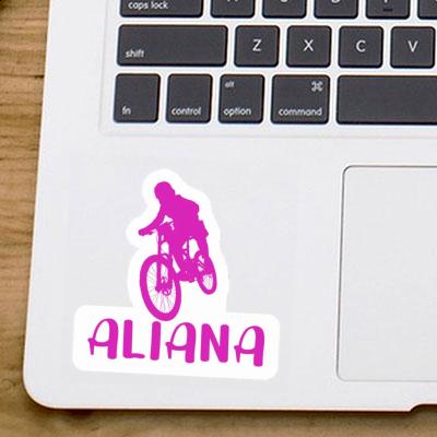 Aufkleber Freeride Biker Aliana Laptop Aufkleber Freeride Biker Aliana Laptop Image