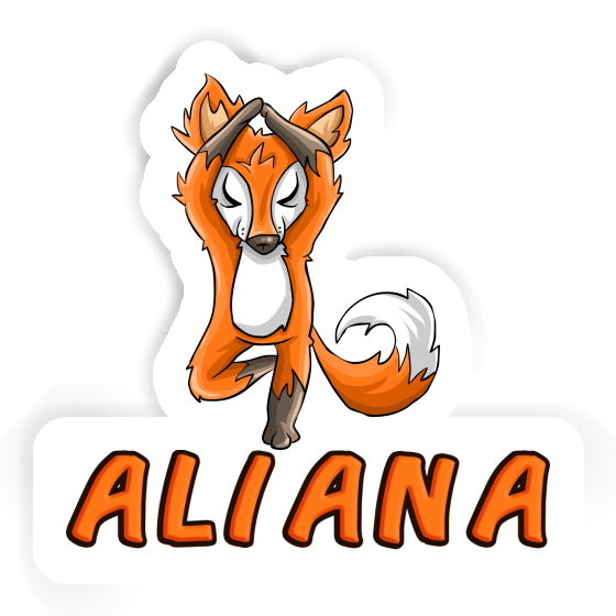 Yoga Fuchs Sticker Aliana Notebook Yoga Fuchs Sticker Aliana Gift package Image