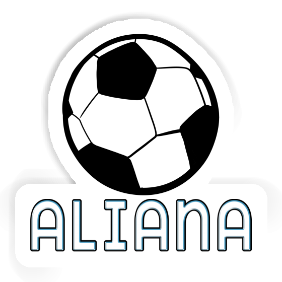 Autocollant Ballon de foot Aliana Notebook Autocollant Ballon de foot Aliana Gift package Image