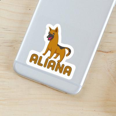 Sticker German Shepherd Aliana Notebook Sticker German Shepherd Aliana Gift package Image
