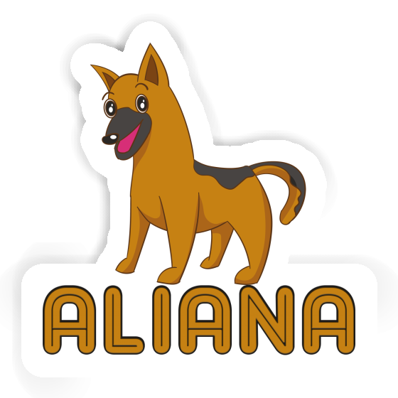 Sticker German Shepherd Aliana Sticker German Shepherd Aliana Image