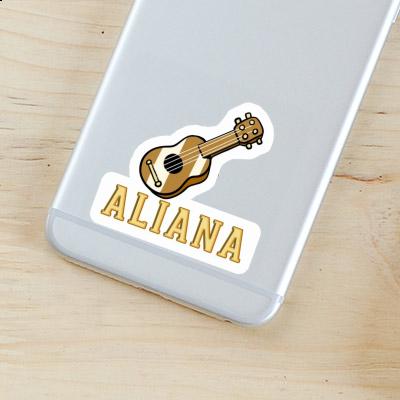 Aufkleber Gitarre Aliana Notebook Aufkleber Gitarre Aliana Gift package Image