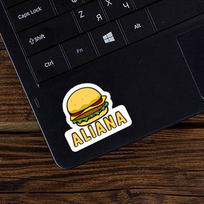 Sticker Aliana Hamburger Notebook Sticker Aliana Hamburger Notebook Image