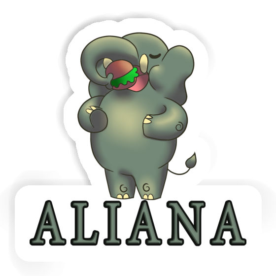 Elephant Sticker Aliana Laptop Elephant Sticker Aliana Laptop Image