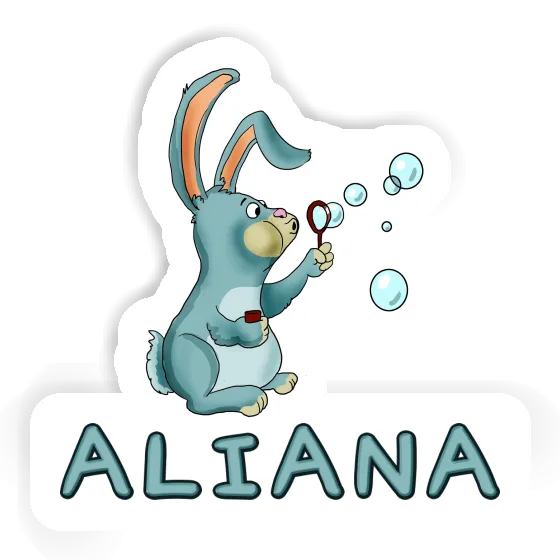 Seifenblasen-Hase Aufkleber Aliana Notebook Seifenblasen-Hase Aufkleber Aliana Gift package Image