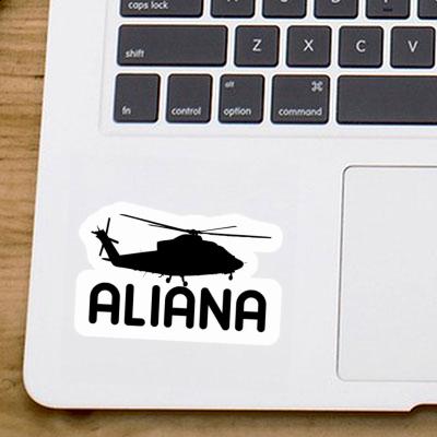 Autocollant Hélicoptère Aliana Laptop Image