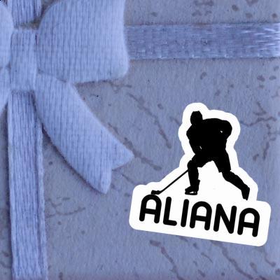 Aliana Sticker Eishockeyspieler Notebook Aliana Sticker Eishockeyspieler Notebook Image