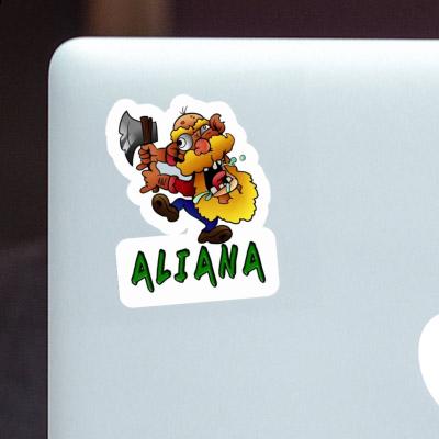 Bûcheron Autocollant Aliana Laptop Bûcheron Autocollant Aliana Laptop Image
