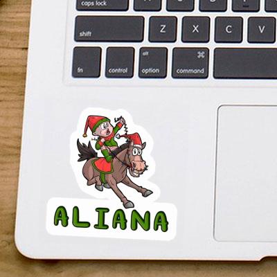Cavalier Autocollant Aliana Laptop Cavalier Autocollant Aliana Laptop Image