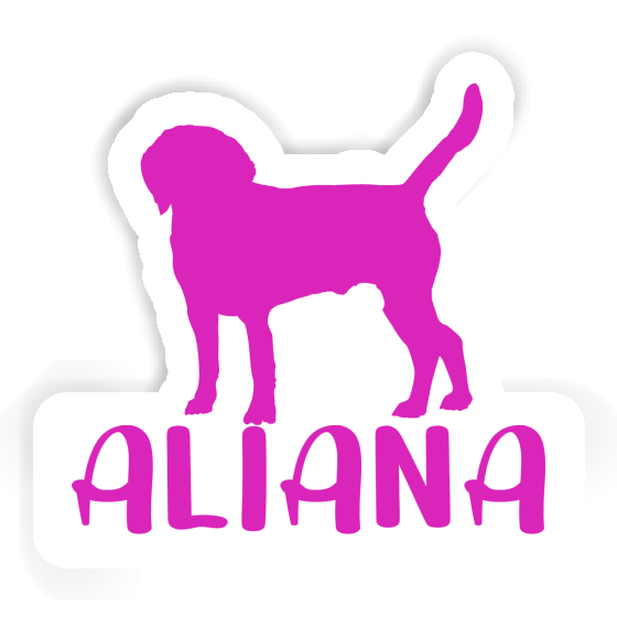 Hund Aufkleber Aliana Hund Aufkleber Aliana Image