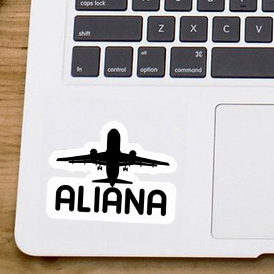 Jumbo-Jet Autocollant Aliana Laptop Image