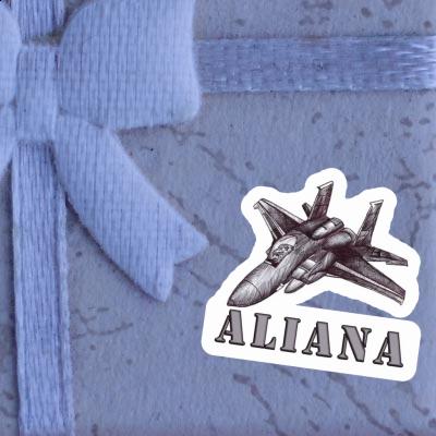 Aufkleber Flugzeug Aliana Gift package Image