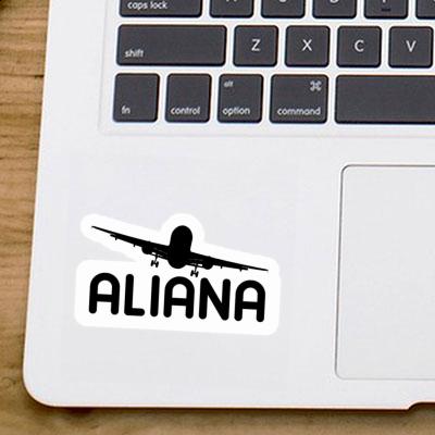 Flugzeug Sticker Aliana Laptop Flugzeug Sticker Aliana Laptop Image