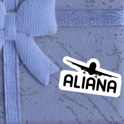 Flugzeug Sticker Aliana Notebook Flugzeug Sticker Aliana Gift package Image