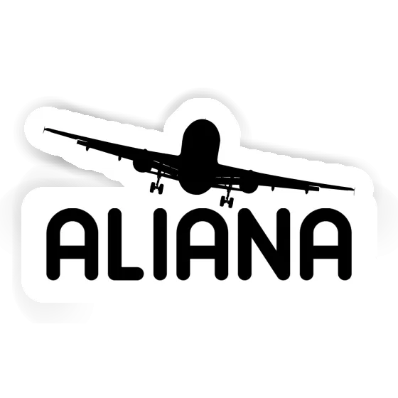Flugzeug Sticker Aliana Laptop Flugzeug Sticker Aliana Laptop Image