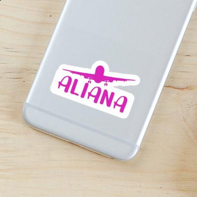 Flugzeug Aufkleber Aliana Notebook Flugzeug Aufkleber Aliana Gift package Image
