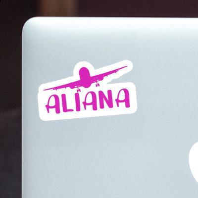 Flugzeug Aufkleber Aliana Laptop Flugzeug Aufkleber Aliana Laptop Image