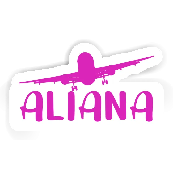 Flugzeug Aufkleber Aliana Notebook Flugzeug Aufkleber Aliana Notebook Image