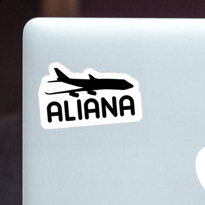 Jumbo-Jet Sticker Aliana Laptop Image