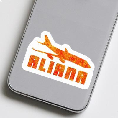 Jumbo-Jet Aufkleber Aliana Jumbo-Jet Aufkleber Aliana Image