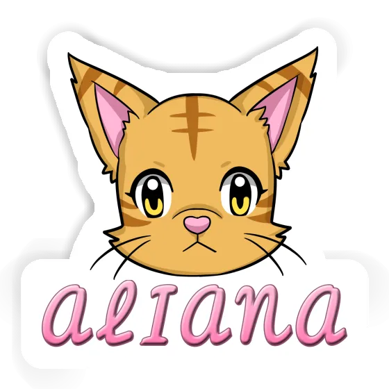 Sticker Aliana Cat Notebook Sticker Aliana Cat Notebook Image