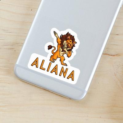 Aliana Aufkleber Löwe Laptop Image