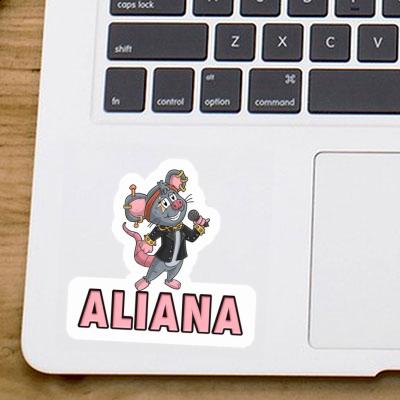 Sticker Aliana Sängerin Notebook Sticker Aliana Sängerin Gift package Image