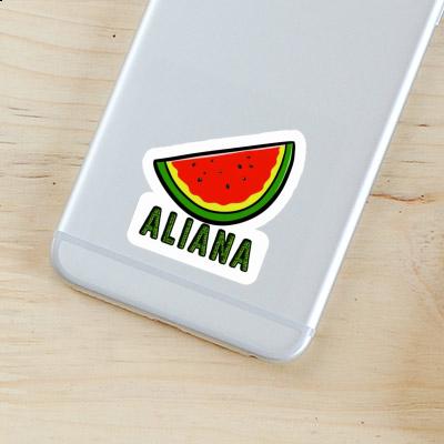 Sticker Aliana Wassermelone Notebook Sticker Aliana Wassermelone Notebook Image