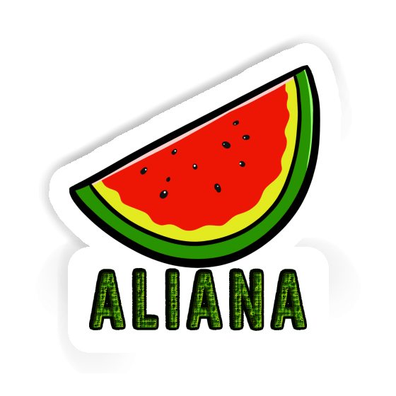 Sticker Aliana Wassermelone Notebook Sticker Aliana Wassermelone Gift package Image