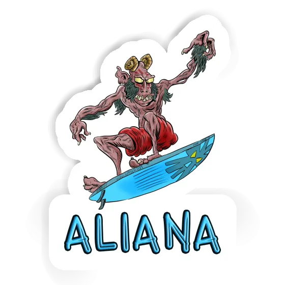 Sticker Surfer Aliana Notebook Sticker Surfer Aliana Gift package Image