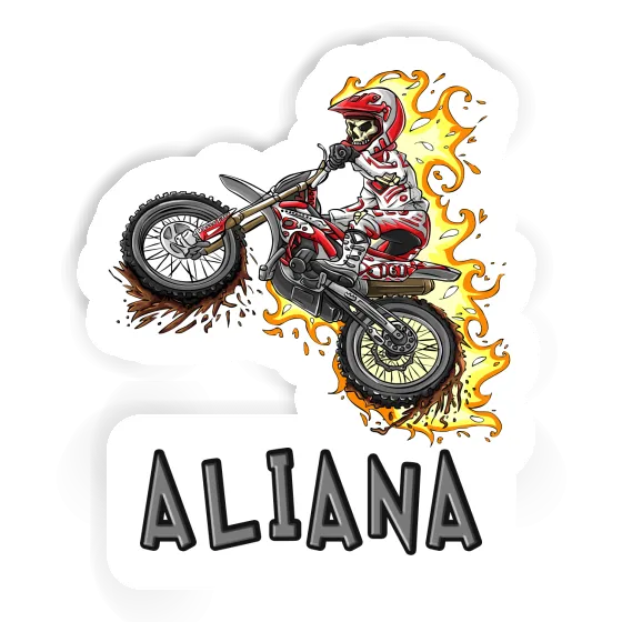 Dirt Biker Sticker Aliana Dirt Biker Sticker Aliana Image