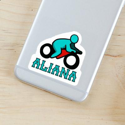 Sticker Motorradfahrer Aliana Notebook Sticker Motorradfahrer Aliana Gift package Image