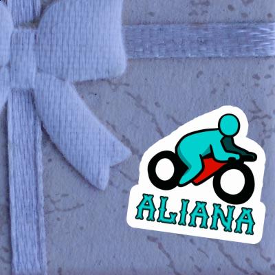 Sticker Motorradfahrer Aliana Notebook Sticker Motorradfahrer Aliana Gift package Image