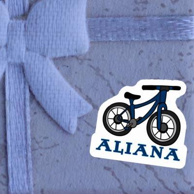 Aufkleber Aliana Fahrrad Notebook Image