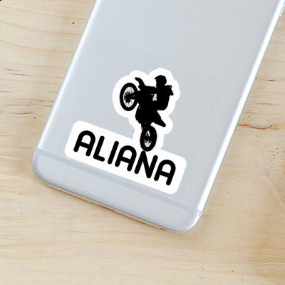 Sticker Motocross-Fahrer Aliana Notebook Sticker Motocross-Fahrer Aliana Notebook Image
