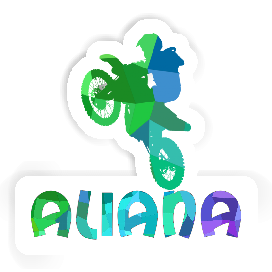 Sticker Aliana Motocross-Fahrer Laptop Sticker Aliana Motocross-Fahrer Laptop Image