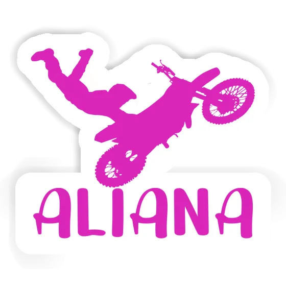 Aliana Aufkleber Motocross-Fahrer Gift package Image
