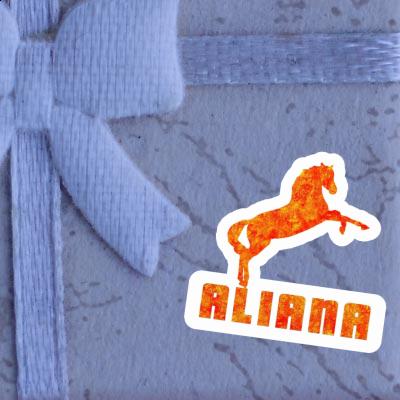 Aliana Autocollant Cheval Notebook Aliana Autocollant Cheval Gift package Image