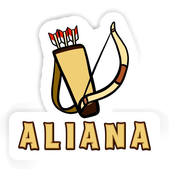 Aufkleber Aliana Pfeilbogen Notebook Aufkleber Aliana Pfeilbogen Notebook Image