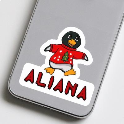 Aliana Autocollant Pingouin Notebook Image
