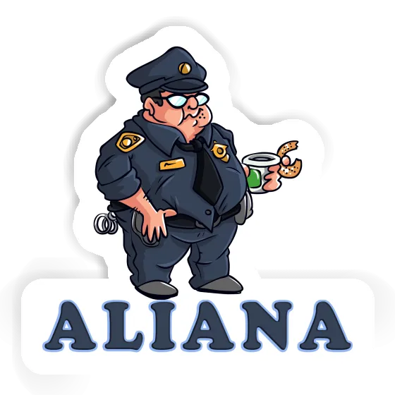 Autocollant Policier Aliana Notebook Autocollant Policier Aliana Gift package Image
