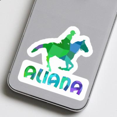 Autocollant Cavalière Aliana Notebook Autocollant Cavalière Aliana Gift package Image