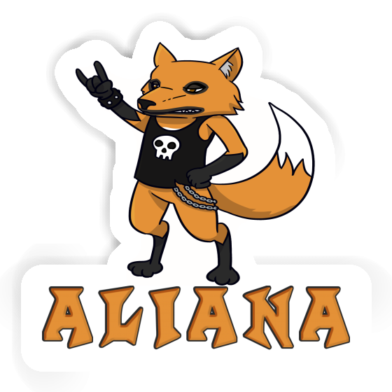 Renard Autocollant Aliana Laptop Renard Autocollant Aliana Laptop Image